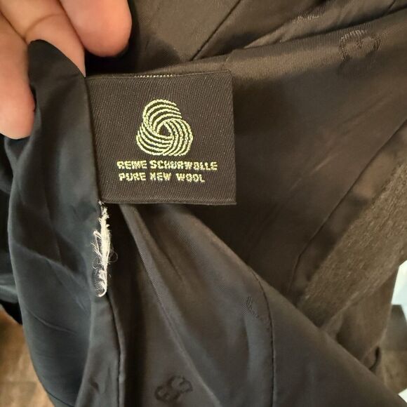 Escada Women’s Blazer Sz 38 (US 8) Gray 100% Wool Career Office Staple FLAW READ - Picture 14 of 16